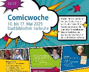 Comicwoche mit Comics, Mangas und Graphic Novels in der Stadtbibliothek