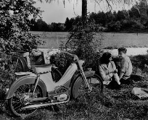 Sonderausstellung im Pfinzgaumuseum zu Mopeds und Motorrädern von Gritzner